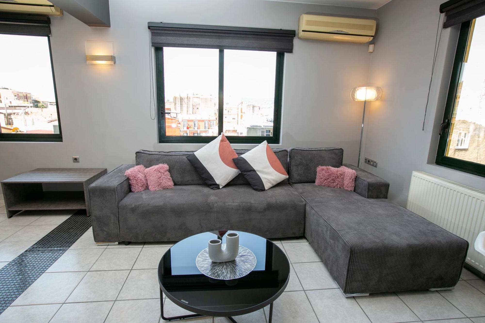 Castle View Luxury Apartment With Free Private Parking Kavala Dış mekan fotoğraf