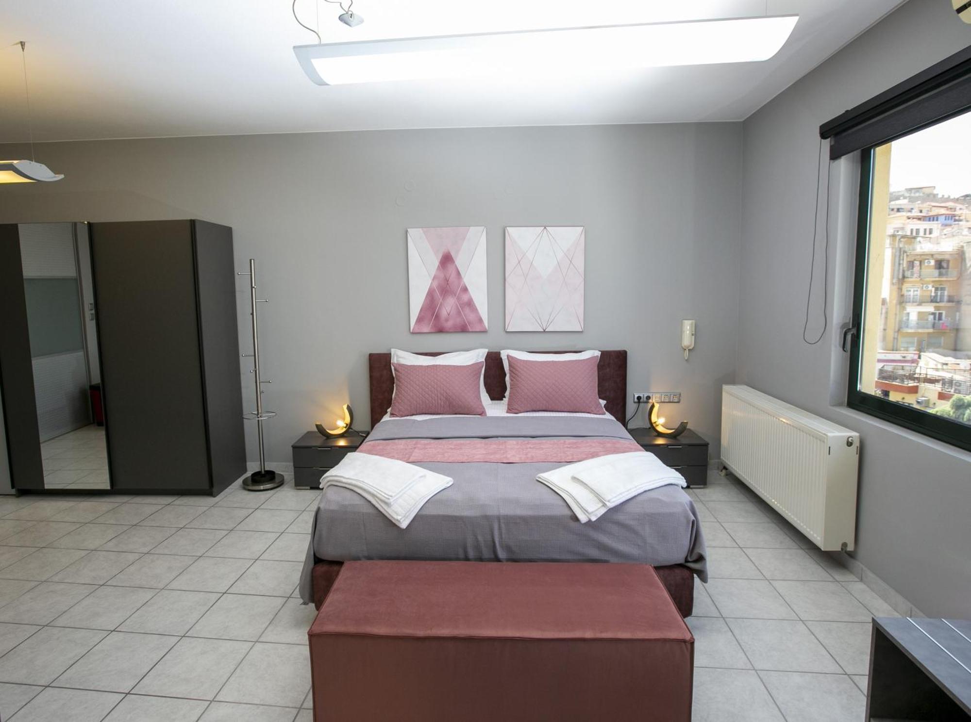 Castle View Luxury Apartment With Free Private Parking Kavala Dış mekan fotoğraf